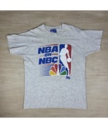 Vintage Pro Player NBA On NBC Basketball Shirt Gray Single Stitch Size M... - €128,86 EUR