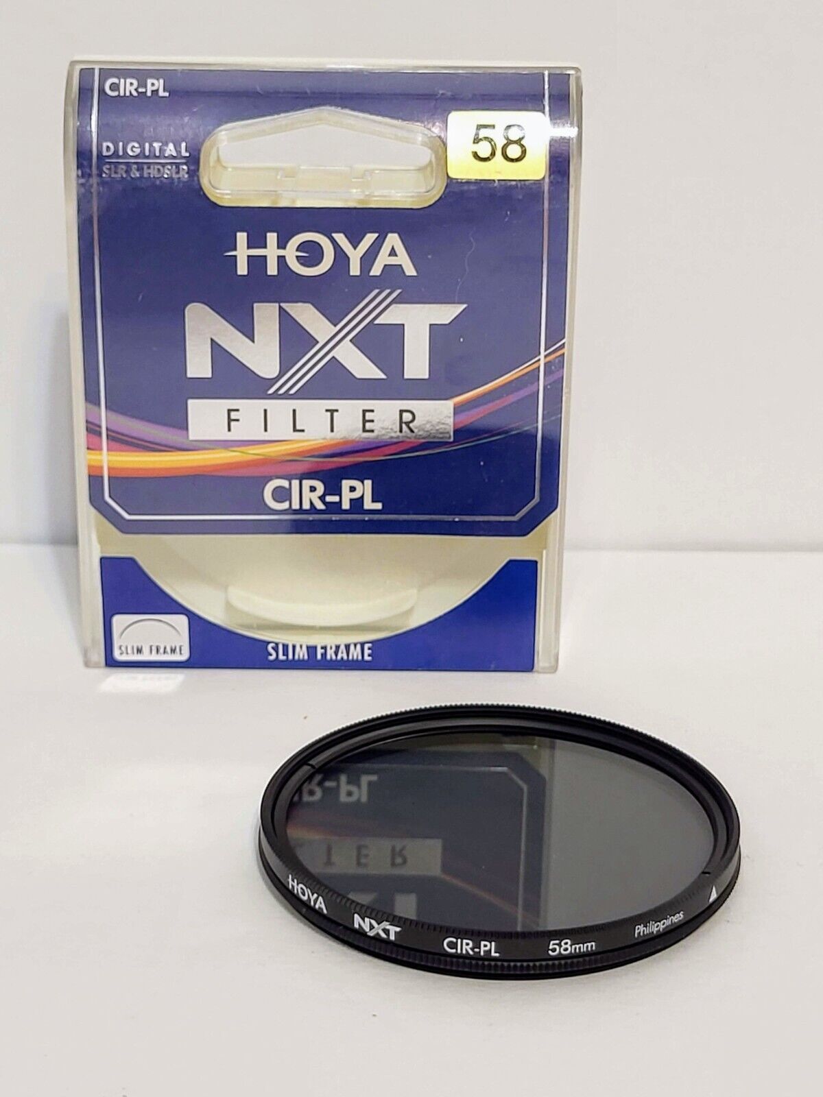 Hoya 58mm NXT Circular Polarizer Filter with High-Transparency Optical Glass - $18.80