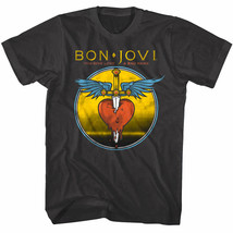 Bon Jovi You Give Love a Bad Name Men&#39;s T Shirt Rock Band Album Tour Music Merch - £20.71 GBP+