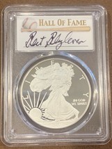 2011 W- American Silver Eagle- PCGS- PR70DCAM- MLB HOF- Bert Blyleven Autograph - $175.00