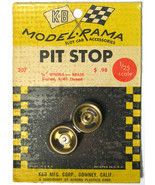 1965 K&amp;B Aurora 1:24 Slot Car Pit Stop PartS 5/8&quot; SLOTTED BRASS 5/40 WHE... - $322.92 MXN