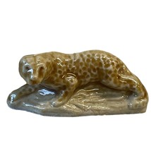 Wade Whimsies Red Rose Tea Cheetah Leopard Figurine Glazed Porcelain England  - £10.37 GBP