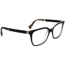 Fendi Eyeglasses FF 0077 DU0 Black/Clear Square Frame Italy 50[]17 140 - $1,656.76 MXN