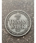 1983 Trimm Taler Commemorative Token Coin - $12.69 CAD