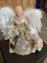 Vintage Christmas Angel Tree Topper  Pre Owned. 15 inches - £13.89 GBP