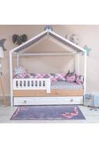 Pink 4-Piece Knitted Montessori Baby Kids Bedding Set - £106.72 GBP