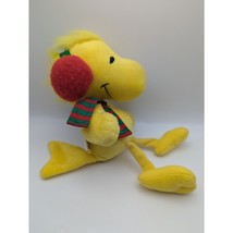 Woodstock Christmas 8&quot; Plush with Earmuffs &amp; Scarf Peanuts VTG Toy Cute ... - $182.30 MXN