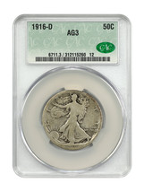 1916-D 50C Cacg AG03 - £52.05 GBP