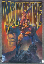1993 X-Men Wolverine Poster: Vintage Marvel Comics Universe Logan pin-up, 34x22 - £22.90 GBP