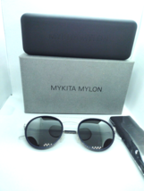 Mykita mylon hay Occhiali da Sole 309 Argento Cornice 49/23 Nero Lenti - £305.24 GBP