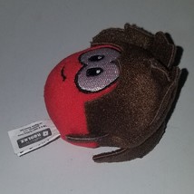 Roblox Meepcity Red Mini Plush SMALL 2&quot; Brown Hair Stuffed Animal Toy 2021 - $14.80