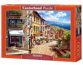 3000 Piece Jigsaw Puzzle, Afternoon in Nice, Puzzle of France, Mediterra... - $35.99
