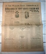 Wabash, IN Daily Times-Star, February 4, 1918 - 52 Wabash Draftees to Go - £15.53 GBP