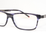 De Stijl FOY 6362 Bleu Gris / Gunmetal Lunettes Uniques Rares 55-16-145mm - $230.60