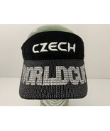 World Cup Czech Soccer Visor Flag Embroidered Adult Adjustable Excellent... - $20.10 CAD
