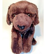 Animal Alley Chocolate Brown Lab Labrador Puppy Dog Plush Stuffed 12&quot; Toy - £19.97 GBP