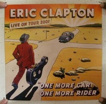 Eric Clapton Poster 2 Sided CD/DVD Promo One More Car One more Rider 2001 - $419.23 MXN