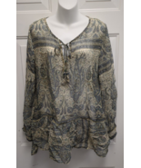 Calypso St Barth M Paisley blouse - $8.90