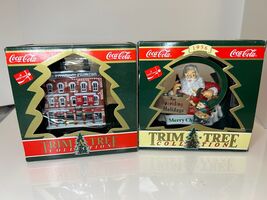 Coca-Cola Trim A Tree Collection Christmas Ornament lot of 2 x89 - $22.53 CAD