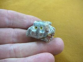 (Y-SPI-19) little red gray TARANTULA spider gem stone carving SOAPSTONE ... - €7,66 EUR