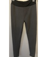 Butt Lifter Dark Grey Thin Material Zig Zag Stretchy Full Leg Legging. S... - $10.00