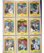 Complete Set 1981 Kellogg's Baseball.EX/MT-66 cards in pages/folder - $50.00