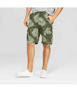 Goodfellow Cargo Shorts | Men&#39;s Size 28 Khaki Flex Waist Olive Green Cot... - $20.24 CAD