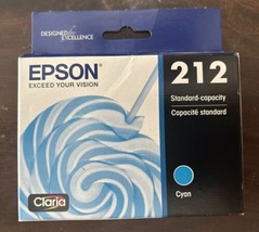 Epson 212 Cyan Standard Ink Cartridge EXP 3/26 T212220-S Printing Print - £6.67 GBP