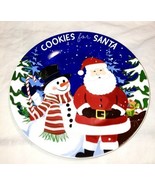 COOKIES FOR SANTA  plate 8 inches Santa Snowman Trees   CHRISTMAS - €12,88 EUR COOKIES FOR SANTA  plate 8 inches Santa Snowman Trees   CHRISTMAS - €12,88 EUR