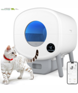 Large Capacity Automatic Cat Litter Box Self Cleaning for Cats, App Control,Safe - $430.37