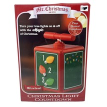 Mr. Christmas Christmas Light Countdown Turn Tree Lights On Off With Music - £42.72 GBP