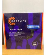 Aquarium Fish Tank Coralife 3-Way Clip-On LED Light 20 Gal - $35.95