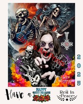 Jaye Metcalfe Ozzy Holiday Season poster HAND SIGNED BY THE ARTIST. - $2,277.33 MXN