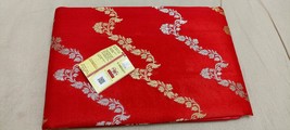 Sinduri Red, Pure Silk Mark Certified Saree, Handloom Pure Silk Katan Saree, Tra - £238.30 GBP
