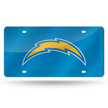 Los Angeles Chargers License Plate Laser Cut Blue - $79.99