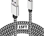 Usb Type C Charger Cable,15Ft Long Usb C Cable For Google Pixel 4 Xl,Sam... - £13.61 GBP