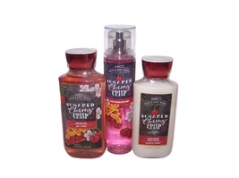 Bath and Body Works Sugared Cherry Crisp 3 Piece Set - Lotion, Gel &amp; Mist - £31.96 GBP