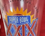 Lot Of 4 -Vintage super bowl xxix Beer glasses In Miami Florida Jan 29, ... - $24.75