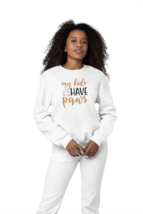 My Kids Have Paws Womens Crewneck Sweater - £20.09 GBP