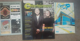 The Who Reno 07 Spring Sing Santana Barbara 16 Programe Programme - £20.41 GBP