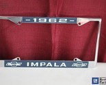 1962 Chevy Impala GM Licensed Front Rear License Plate Holder Retainer F... - $1,979.99