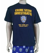NYPD NAVY BLUE CSI CRIME SCENE INVESTIGATION T-SHIRT POLICE TEE MEN UNIS... - £14.95 GBP+