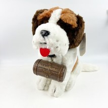 NWT Vintage 1982 Dakin St. Bernard Plush Christian Bros. Brandy Cask Barrel 12” - £39.95 GBP