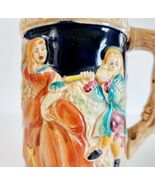 Beer Stein Mug Made In Japan German Minstrel Theme Ceramic c1960s Antiqu... - €21,45 EUR