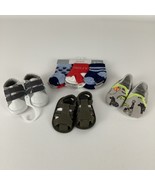 Old Navy Baby Boy Shoe Lot Size 0-3mo Casual Sandals Shoes Socks New wit... - $47.32 CAD
