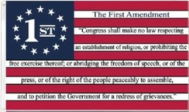 3X5 Betsy Ross 1776 1ST First Amendment Patriotic Freed Om Of Speech Flag - £7.12 GBP