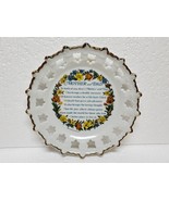 Vintage &#39;Mother and Dad &#39; collector 8&quot; plate w/gold trim - Elegant Home ... - £12.63 GBP
