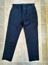 Proper Cloth Sondrio navy  Stretch Cotton Twill  5-Pocket pants size 34 ... - $123.75