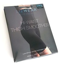 Liz Wear Hi Waist Thigh Mid Section Smoother Seamless 2 Pack One Black O... - £34.86 GBP