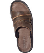 Timberland Men's Leather Sandals Slide Earth Keepers Brown Sandals Slide 5343A - $129.99